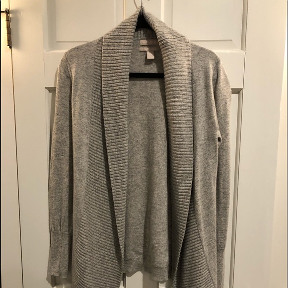 BANANA REPUBLIC Women’s heather gray open cardigan - Picture 1 of 5